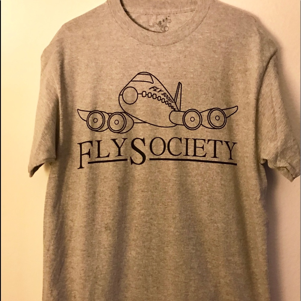 Fly Society Grey Men’s T-Shirt